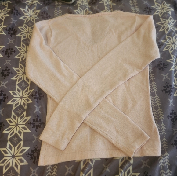 RETRO light pink lightweight sweater - Picture 2 of 5